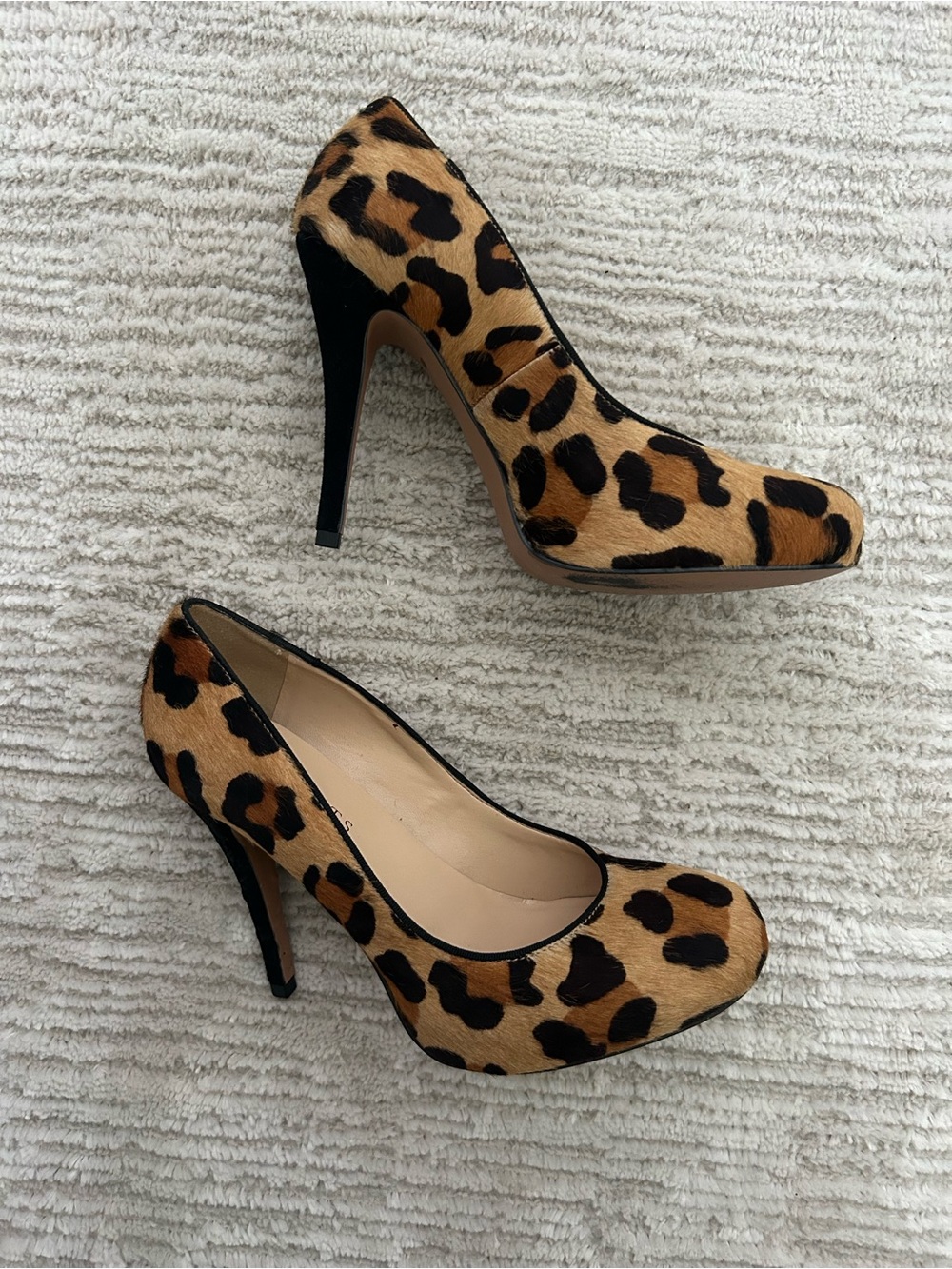 Talbots Leopard Print Pump in Tan and Black - Picture 2 of 6